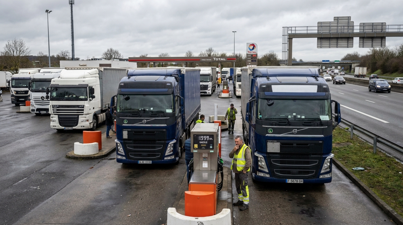 Frankrijk sluit wegtransportbedrijven uit van brandstofsubsidies - de sector waarschuwt voor faillissementsrisico's.