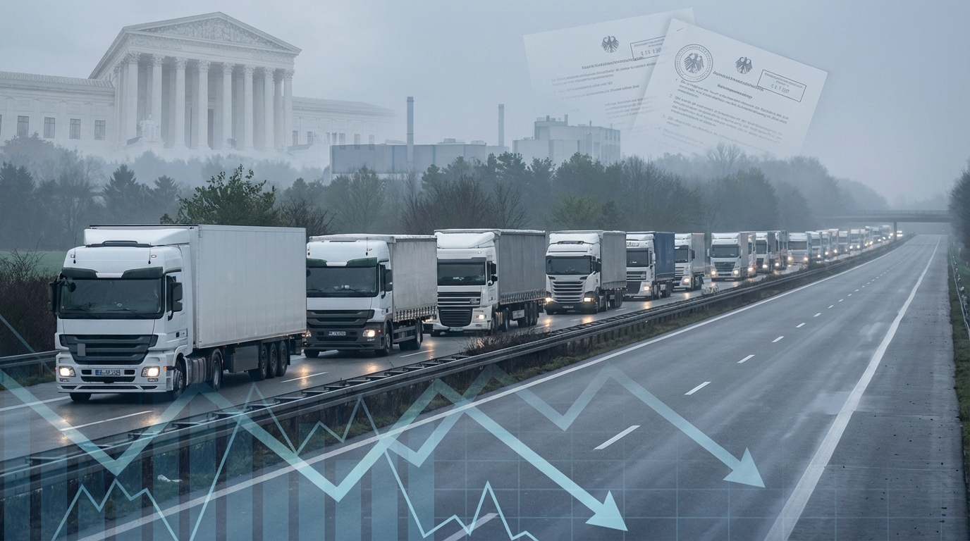 Duitsland: Het aantal bedrijfsfaillissementen stijgt met 4,9% - de transport- en logistieke sector bevindt zich in de hoogste risicozone.
