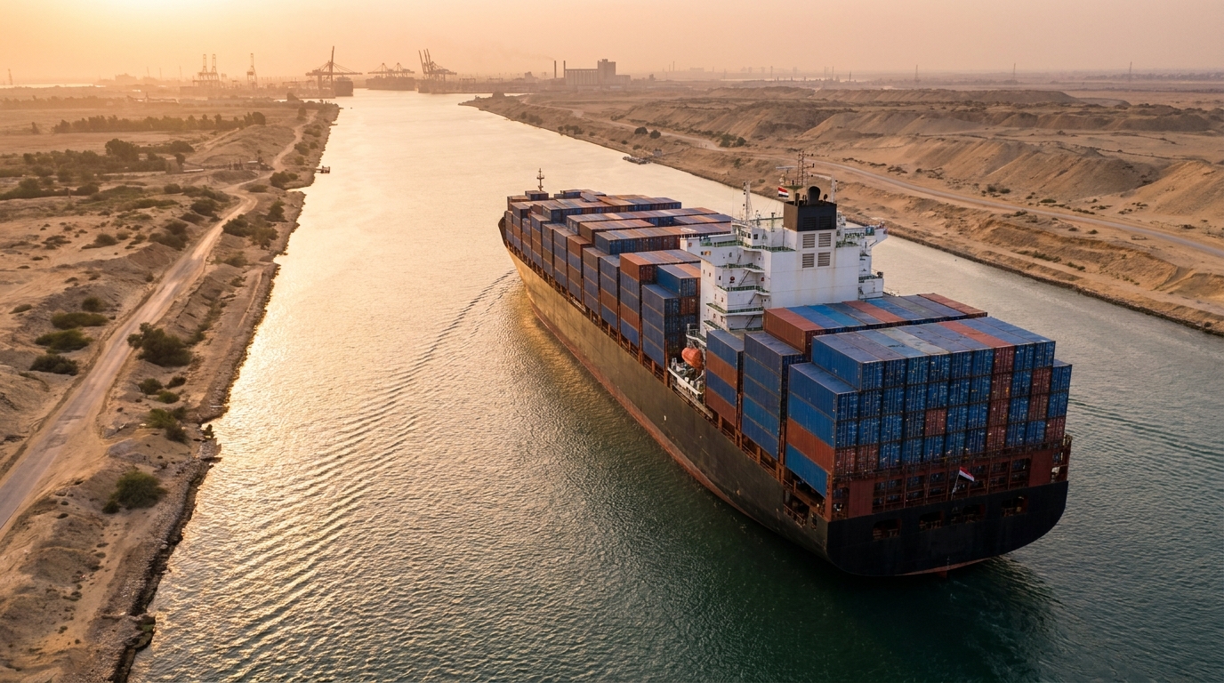 Maersk y Hapag-Lloyd regresan al Canal de Suez: se inaugura el cuarto servicio, pero el regreso masivo de la flota aún está lejos.
